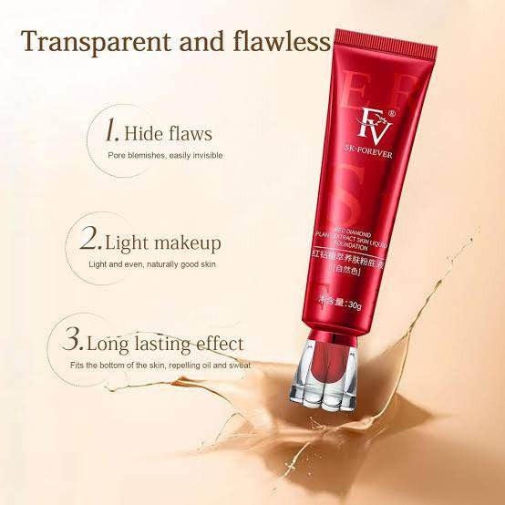 Fv Foundation Waterproof With EX-Coverage,Oil-free & Long Lasting